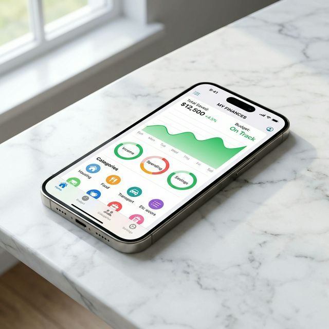 Finance tracking interface