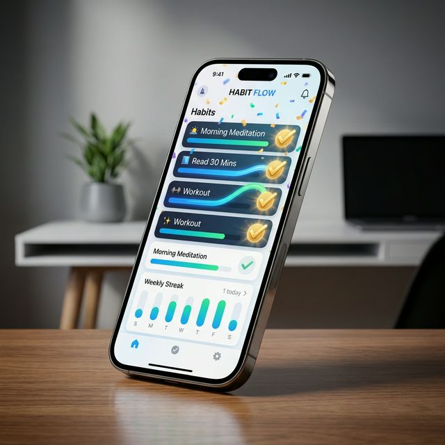 Habit tracking interface
